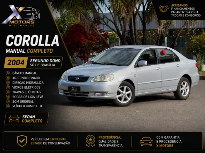 Toyota Corolla XEI 1.8/1.8 Flex 16V Mec. 2004