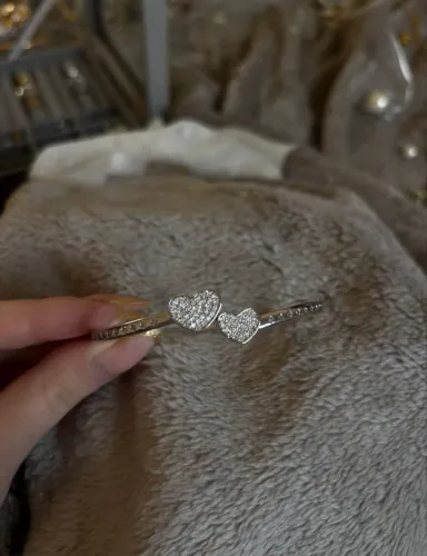 Pulseira Strass Coração