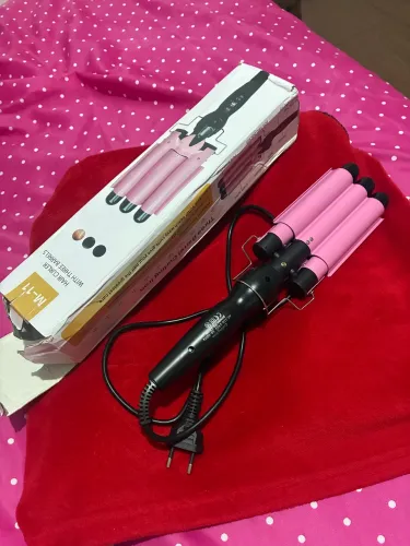 MODELADOR DE CACHOS TRIPLO M-11 - ONDAS PERFEITAS EM MINUTOS!