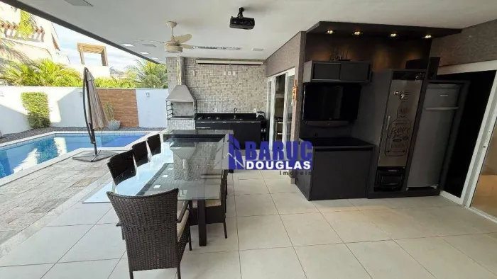 Vende-se lindo e funcional sobrado no Alphaville 2, com 03 suítes, sala 3 ambientes, área