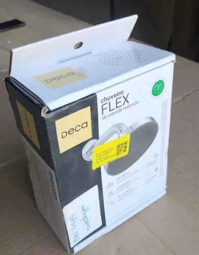DECA CHUVEIRO FLEX PAREDE RED 126MM CROMADO