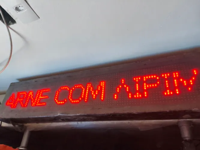 VENDO LETREIRO DE LED