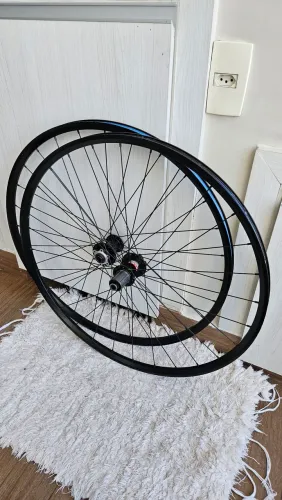 Par de Rodas de Aluminio para Bike Speed NOVATECH  (sem uso)