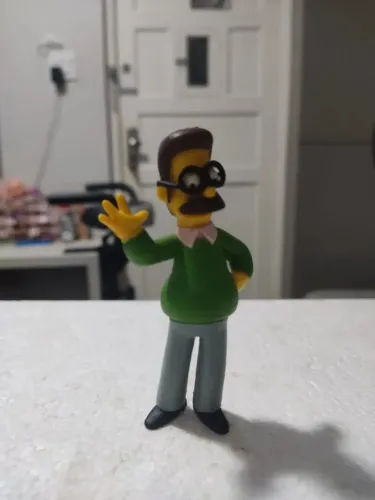 Boneco Ned Flanders (simpsons) Long Jump 8 Cm