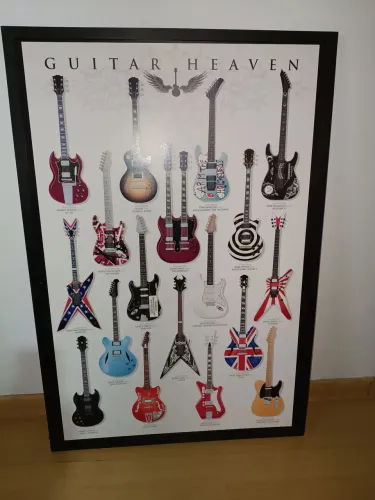 Quadro guitarra 64 x 94 cm