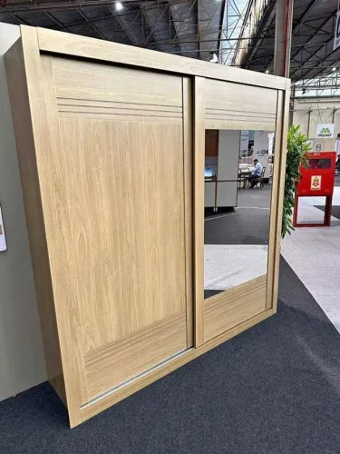 Guarda Roupa 100% MDF Portas de Correr com Espelho (Novo) Entrega e Montagem Grátis!