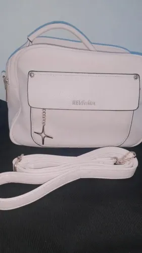 ? Bolsa Off White Média - Nova com Pingente