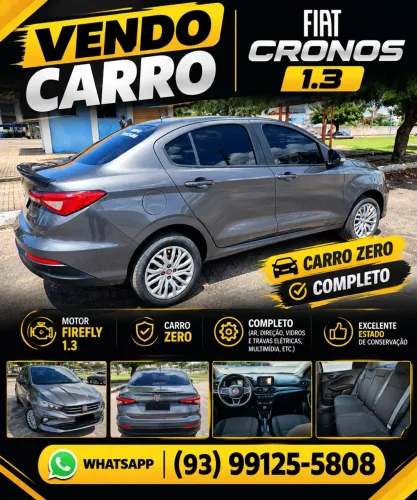 Fiat Cronos Drive 1.3 8V Flex 2024