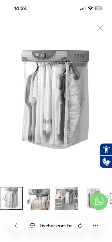 Secadora de Roupa - de Parede Fischer Super Ciclo 8 Kg