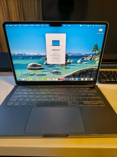 Macbook Air M3 - Estado de Novo 27 Ciclos - Inclui Protetor de Tel e Capas