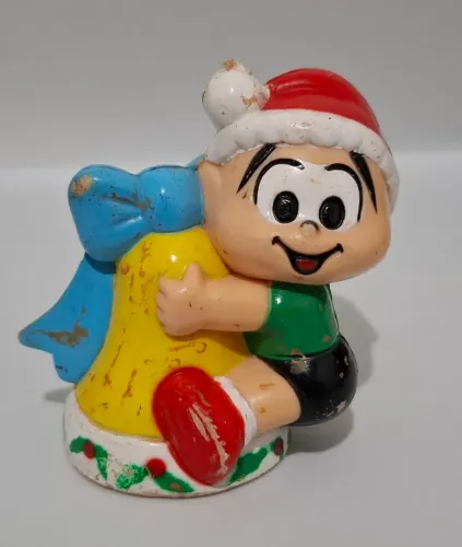 Turma da Mônica Cebolinha Enfeite de Natal Vintage(Leia a descrição)