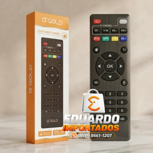 Controle Remoto Universal para TV B0X, Conversor Digital televisão