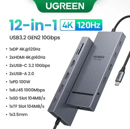 HUB 12 em 1 Ugreen NOVO