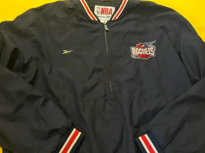 jaqueta reebok rockets nba oficial