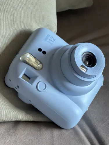 Câmera Fujifilm Instax Mini 12 Azul Pastel - Nova, Nunca Usada