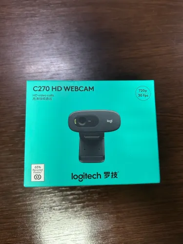 Webcam Logitech 720p Original - Ótima Qualidade para Home Office e Estudos