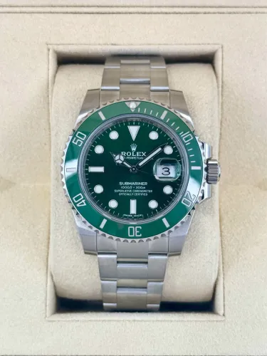 Relógio automático Rolex hulk submariner novo