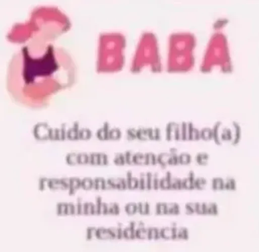 Está precisando de babá com experiência?