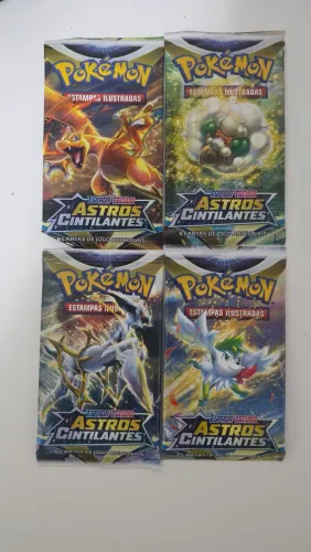 4 Booster Avulsos Pokemon TCG Astros Cintilantes