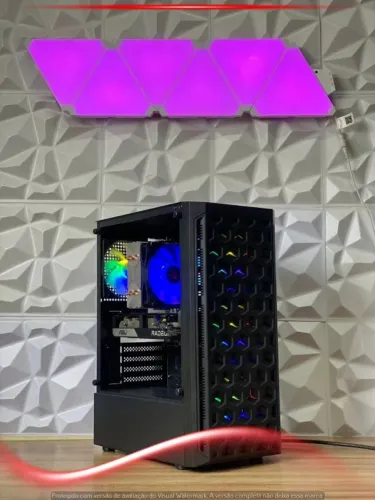 PC Gamer i5 10600K RX 6600 8GB 16GB RAM SSD 240GB HD 1TB RGB