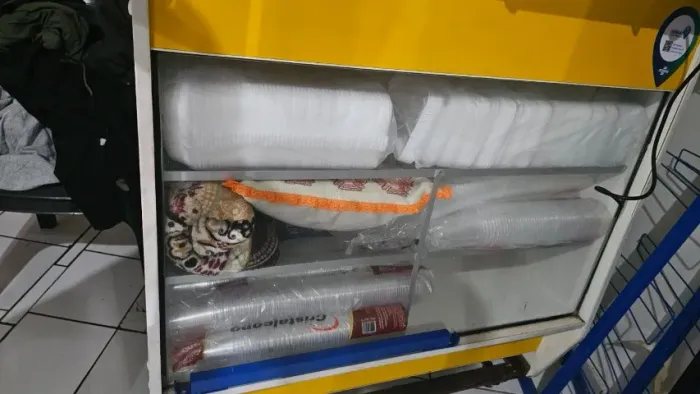 Balcão caixa para lanchonete