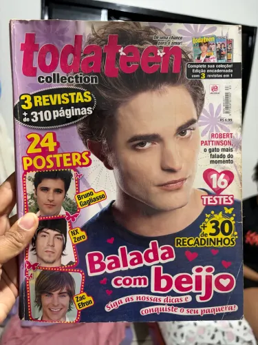 Revista Todateen Colecionador 3 em 1 | Robert Pattinson | NX Zero | Diego Alemão
