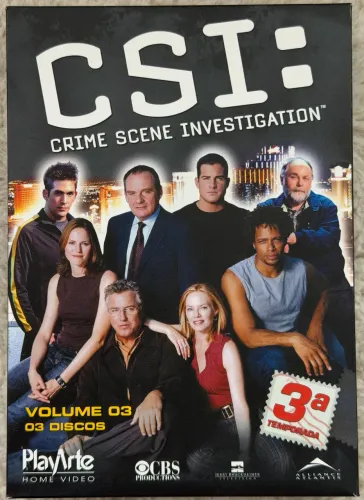 DVD CSI 3ª temporada volume 3 (3 discos)
