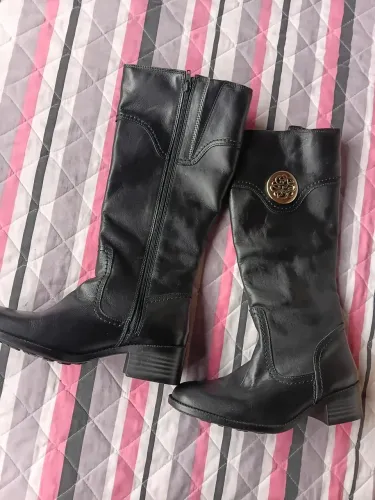bota feminina broxton preta novíssima
