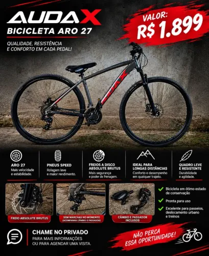 Bicleta aro 27 Audax usada 