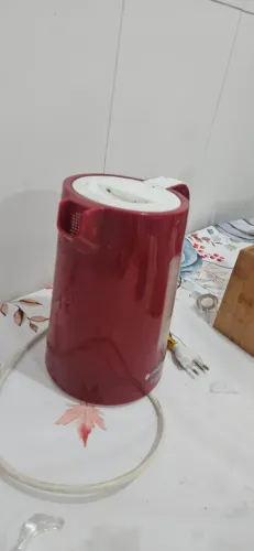 Chaleira Elétrica cadence vermelha 1.7l - mal contato defeito na base