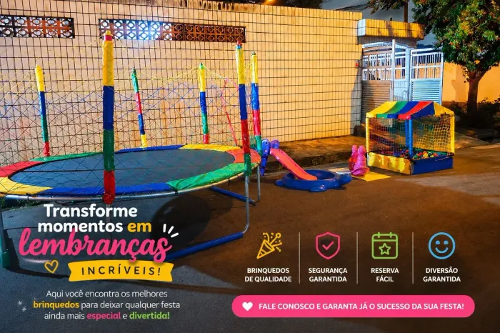 Aluga-se brinquedos para festas e eventos