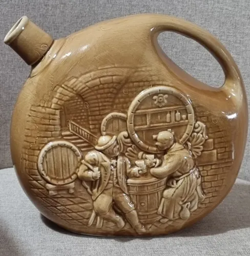 GARRAFA ANTIGA CERÂMICA 