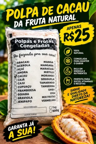 POLPA DE CACAU (da fruta)