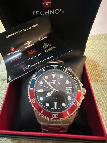 Relógio technos diver novo