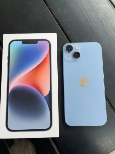 iPhone 14 Azul 256GB ? Completo com Nota Fiscal