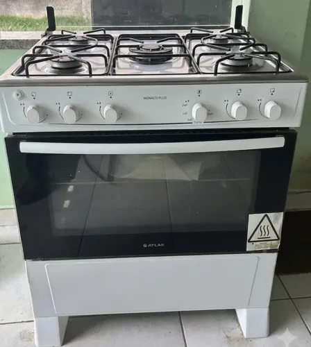 Fogão Atlas 5 bocas branco - 110v