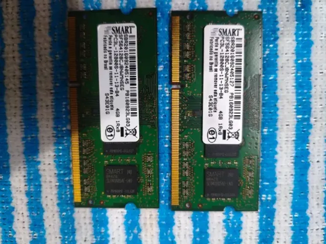Kit 8GB (2x4GB) DDR3L 1600MHz para Notebook SMART