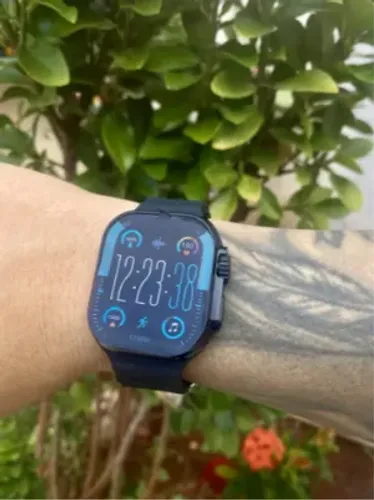 Relogio Smartwatch 10 Ultra Plus Tela Amoled Monitor 2026 Preto