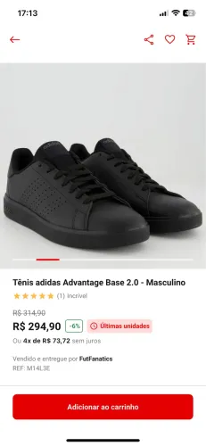 Tênis Adidas Advantage Base 2.0