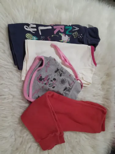 lote com 20 peças menina tamanho 01, 02 e 03