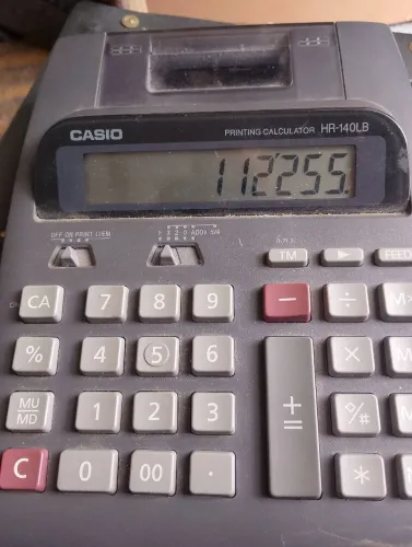 Calculadoras usadas antigas funcionando preço por unidade