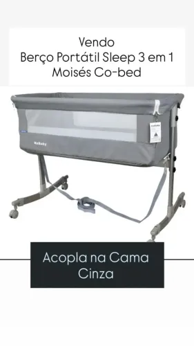 Berço Portátil Sleep Moisés Co-bed