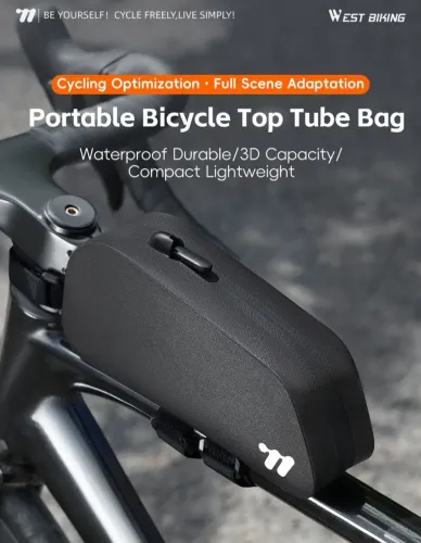 Bolsa impermeável top Varão Para Bikes Speed e Mtb