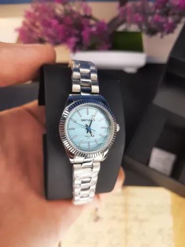 Relogio Seculus Feminino Prata
