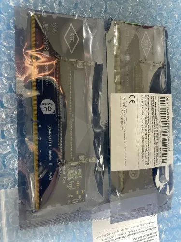 Adaptador de Memória Notebook DDR4 para Desktop DDR4 (SO-DIMM para DIMM) kit duas unidades
