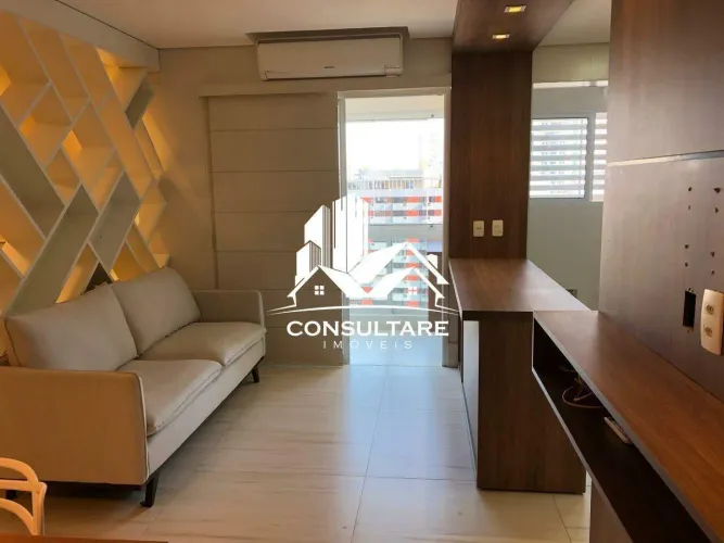 Studio mobiliado e modernizado para locação no Boqueirão Santos