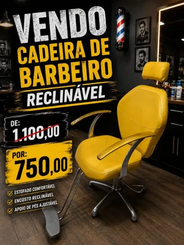 OPORTUNIDADE PRA SALÃO E BARBEARIA 