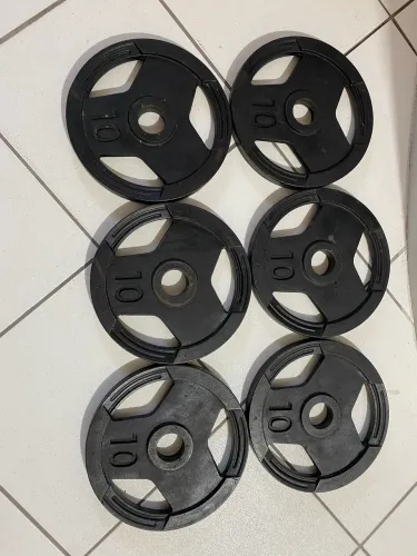 Anilha Olímpica de Ferro 10kg