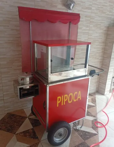 Carrinho de pipoca - salgados