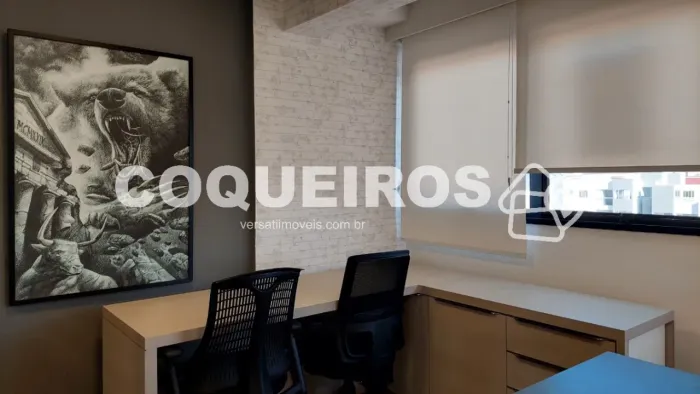 Sala mobiliada no Coral Corporate!